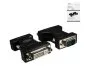 Preview: DINIC Monitor Adapter VGA male to DVI-I female, black